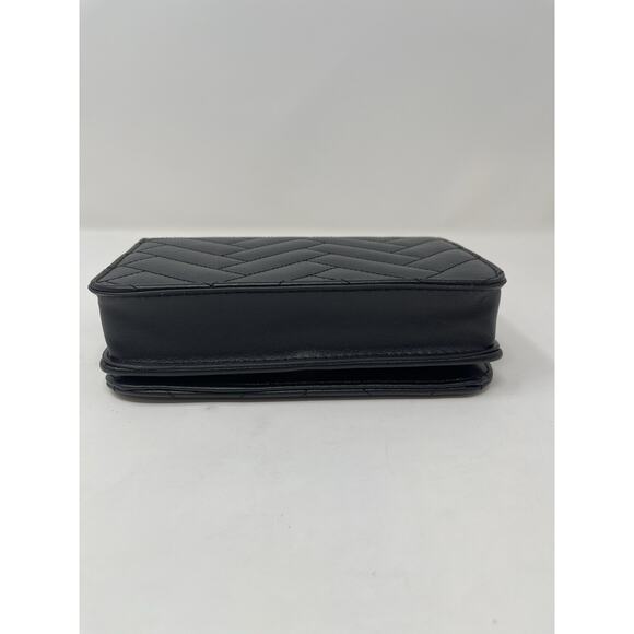 Bebe Sophia Shoulder Crossbody Bag Black Small Purse w/Gold Chain New #2 - Picture 10 of 11